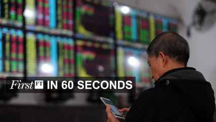 FirstFT - China breaks its fall, Saudi Aramco may list