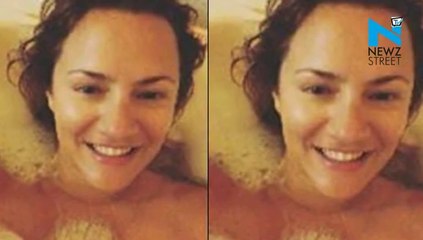 Caroline Flack posts bathing picture online