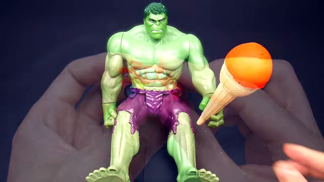 Play Doh ICE CREAM for HULK w Surprise eggs! Frozen McQueen Cars Disney Toys Playdough Colors
