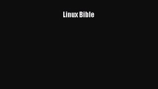 PDF Download Linux Bible Download Online