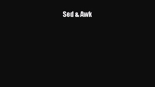 PDF Download Sed & Awk Read Online