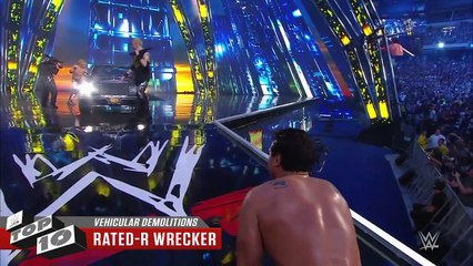 Vehicular Demolitions- WWE Top 10