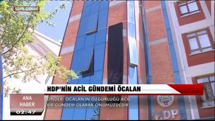 HDP'nin Acil Gündemi ''Terör Örgütü PKK'nın Lideri Abdullah Öcalan'ın Özgürlüğü-7 Ocak 2016