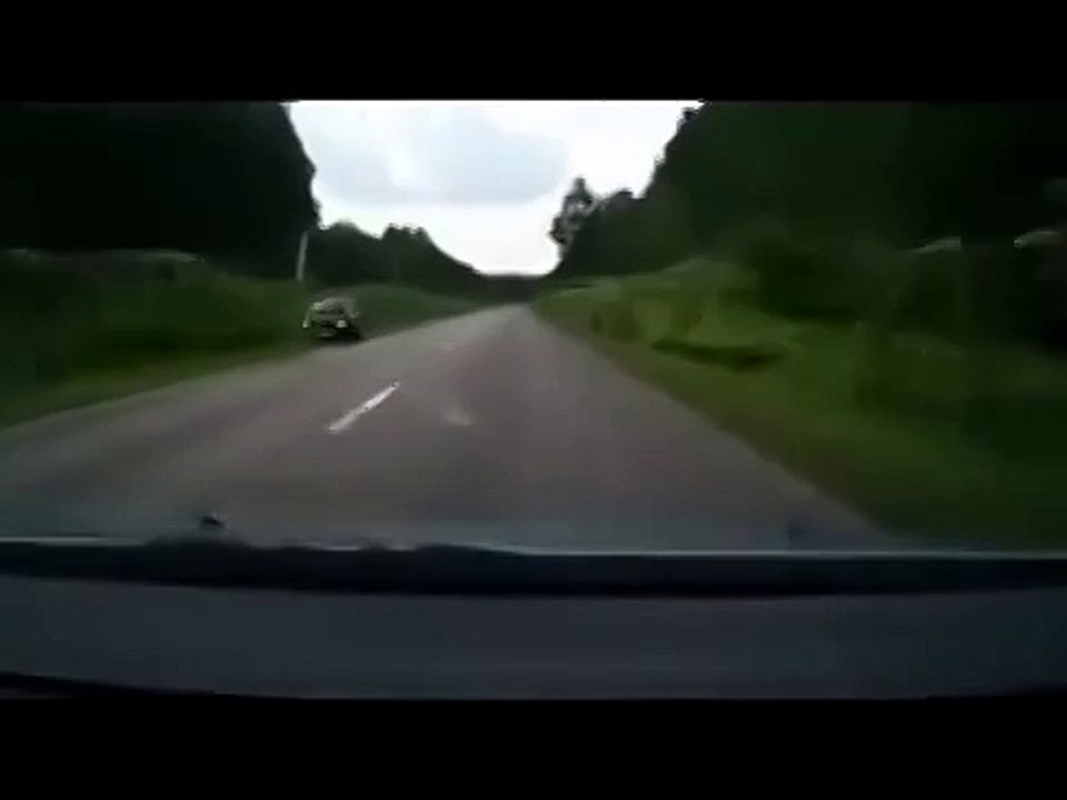 Авария, успел увернуться