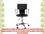 PIQUERAS Y CRESPO Model 214 - Ergonomic office chair with fixed armrests adjustable in height