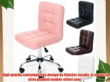 Charles Jacobs Dining/Office/Bar Chair Chrome Legs with Wheels and Lift New Premium Ultra Padded