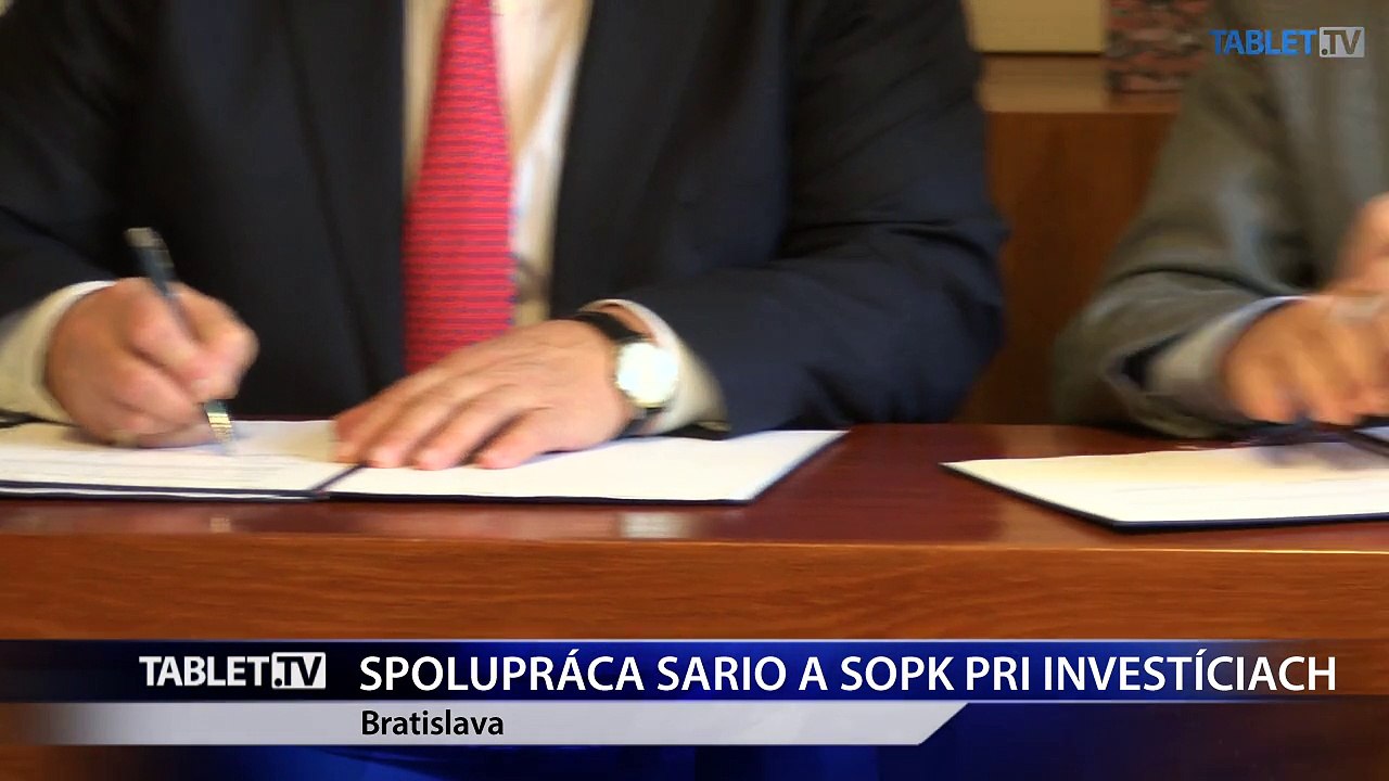 SOPK a SARIO podpísali zmluvu o spolupráci