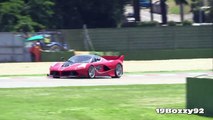 1050bhp Ferrari FXX K Sound In Action at Imola Circuit