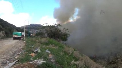 Bodrum Çöplüğünde Yangın