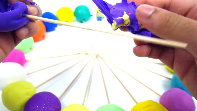 Узнать цифры для малышей пластилина плей-сюрприз игрушки Миньоны Лалалупси Томас МЛП