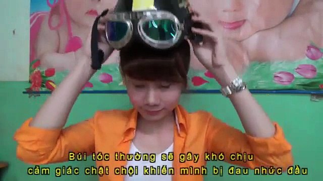 Haarbüschel Proben ist schön, aber immer noch Teamhelme