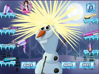 Frozen OLAF Hair Salon (Makeover) Frozen Games for KIds