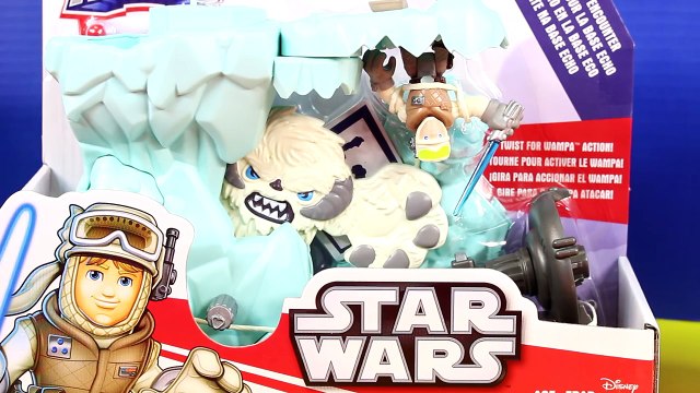 Star Wars Galactic Heroes Echo Base Encounter With Han Solo Tauntaun Luke Skywalker & Batman