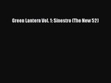 [PDF Download] Green Lantern Vol. 1: Sinestro (The New 52) [Download] Full Ebook