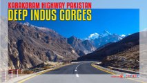 Deep indus Gorges Karakoram Highway Pakistan