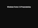 PDF Download Windows Forms 2.0 Programming PDF Online
