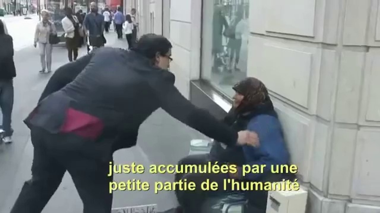 Un Qatari donne 1 million d'euro à une SDF !
