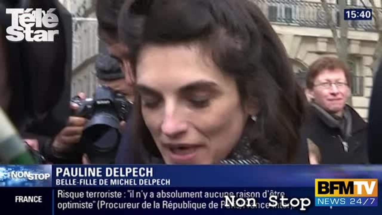 Non Stop BFM Tv : Pauline Delpech parle d'une cérémonie "sobre et merveilleuse" pour Michel Delpech
