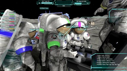 Moonbase Alpha Funny Moments - Text to Speech Singing Astronauts!