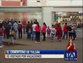 El cementerio de Tulcán, el principal destino para miles de turistas colombianos