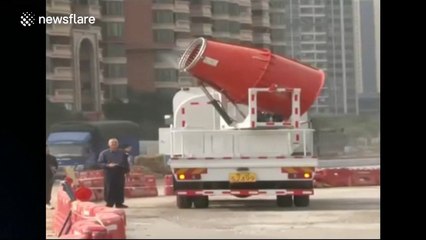Introducing China's anti-smog machine that looks like a cannon