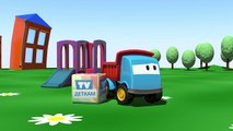 Kids 3D Construction crtns for Children 5: Leo the Truck builds a LOADER! {掘削機} грузови