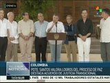 Santos defiende acuerdo de justicia transicional con las FARC-EP