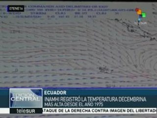 Ecuador: se registran bruscos cambios de temperatura