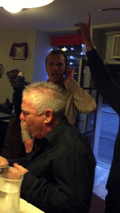 Repas du Tourne Bride 2015,  Gigi  !!! c'est toi k yé voit dans lé noil ????