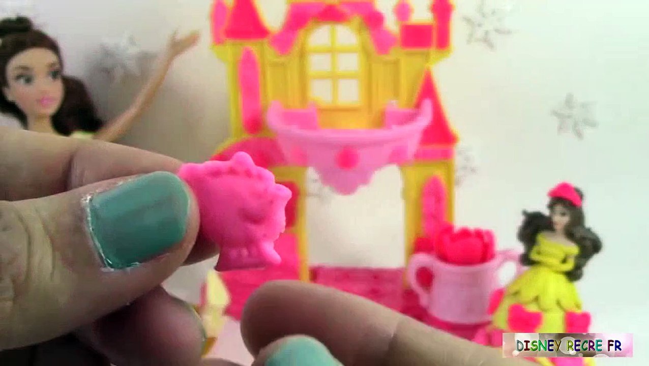 Pâte à modeler Princesse Château Fleuri de Belle ♥ Play Doh Princess Belle Blooming Castle