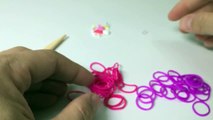 How to make a Peppa pig rubber bracelet band Pulsera de gomitas
