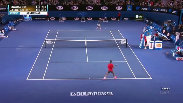 Nadal VS Federer - Australian Open 2014 - Semi-Final - Full Match HD_152