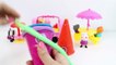 Play Doh Ice Creams Rainbow Ice Cream Peppa Pig Ice Cream Parlor Playset Playdough Toy Videos
