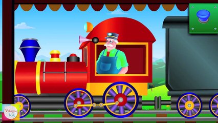 The Animal Train - Mr.Bells Learning Train | Animals For Children