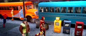 Школьный Автобус! со Спайдерменом История игрушек Вуди Дисней Микки Маус на заказ школьного автобуса цветов!