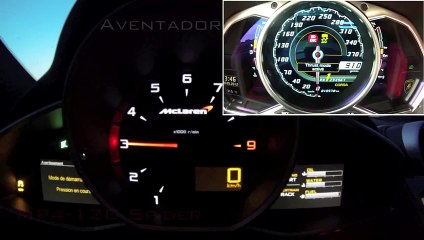 McLaren 12C Spider VS Lamborghini Aventador : 0 à 280 km/h (Motorsport)