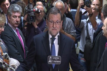 Rajoy: "España necesita estabilidad y certidumbre"