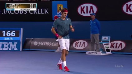 Nadal VS Federer - Australian Open 2014 - Semi-Final - Full Match HD_218