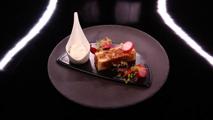 Finger de sardines et jambon de Bayonne, condiment raifort et pickles minute (#DPDC)