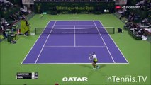 Illya Marchenko vs Rafael Nadal AMAZING POINT DOHA 2016