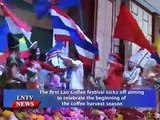 Lao NEWS on LNTV: The 1st Lao Coffee festival kicks off.28/10/2014