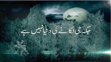 Moulana Tariq Jameel (Jaga Jee Lagane Ki Dunya Nahi Hai Yeh Abrat Ka Nishan Hi Tamasha nhi hai)