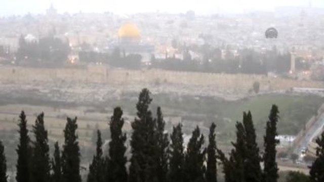 Kudüs'te Kum Fırtınası