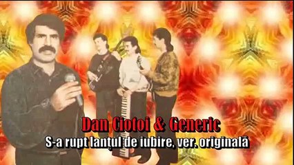 DAN CIOTOI - S-A RUPT LANTUL DE IUBIRE / FRATE FRATE, COLAJ LIVE, ZOOM STUDIO