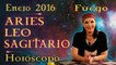 Horóscopo ARIES, LEO Y SAGITARIO Enero 2016 Signos de Fuego por Jimena La Torre