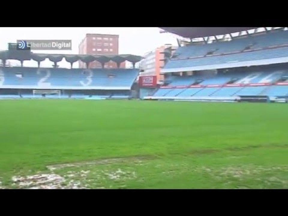 El estadio Balaídos totalmente inundado pone en peligro el Celta-Atlético del domingo