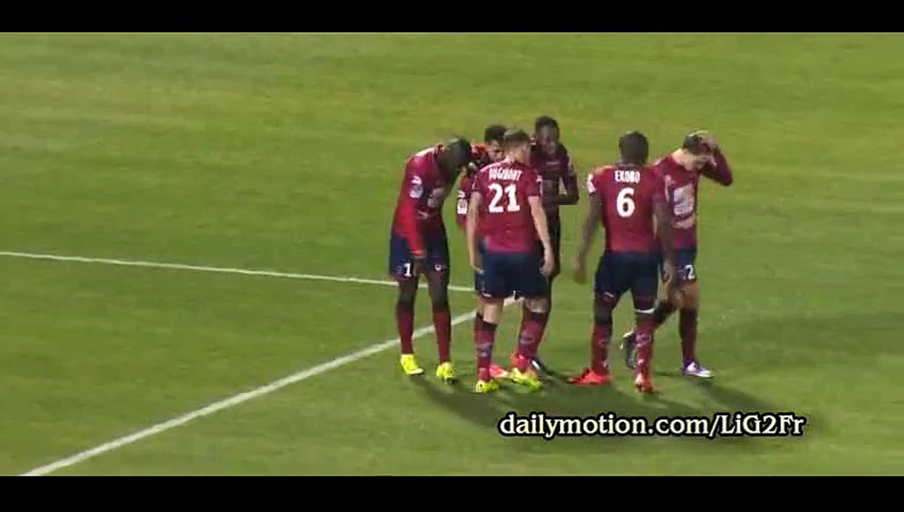 Farid Boulaya Gooal - Clermont Foot vs Evian TG FC - 08.01.2016
