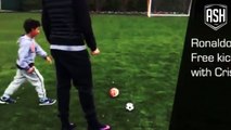 Cristiano Ronaldo & Cristiano Junior Plays Football Together 2016 [FULL VIDEO]