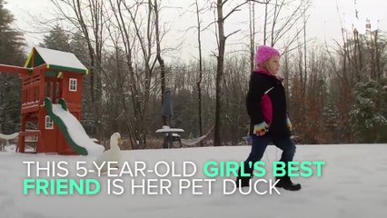 This Girl's Best Friend Is Her Pet Duck