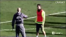 Cristiano Ronaldo And Zinedine Zidane First Discussion In Training 06/01/2016